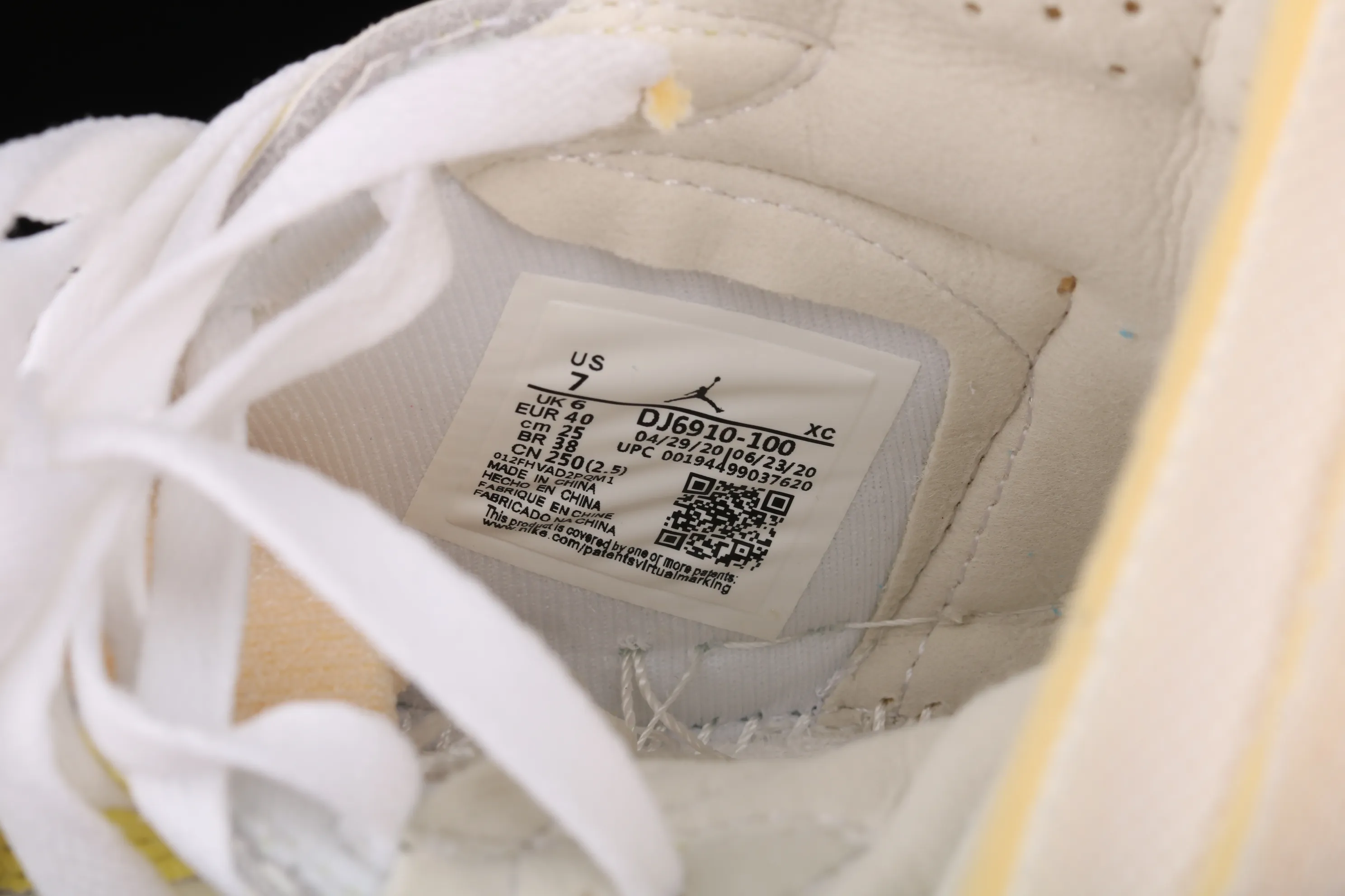 All categories Air Jordan Jordan series basketball shoes Air Jordan 1 High G version Air Jordan 1 Zoom Air CMFT AJ1 Joe 1 candy color high top basketball shoes DJ6910-100